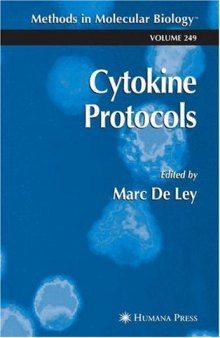 Cytokine Protocols (Methods in Molecular Biology Vol 249)