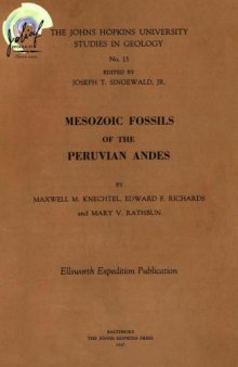 Mesozoic fossils of the Peruvian Andes