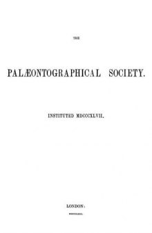 Supplementary monograph on the Mollusca from the Stonefield State, Great Oolite, Forest Marble, and Cornbrash