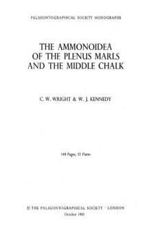 The Ammonoidea of the Plenus Marls and the Middle Chalk