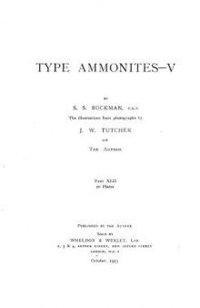 Yorkshire Type ammonites.  Vol. 5