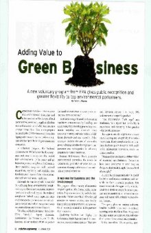 Adding Value to Green Business