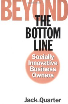 Beyond the Bottom Line: Socially Innovative Business Owners 