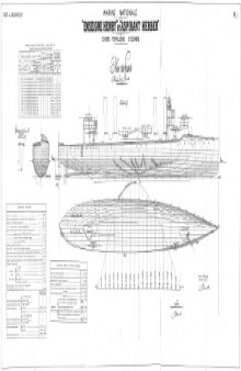 Чертежи кораблей французского флота - ENSEIGNE HENRY 1911