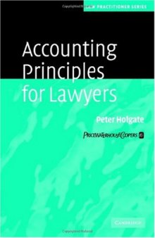 Accounting Principles for Lawyers (Law Practitioner Series)