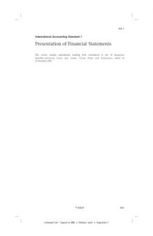 International Accounting Standard 1. Presentation of Financial Statements