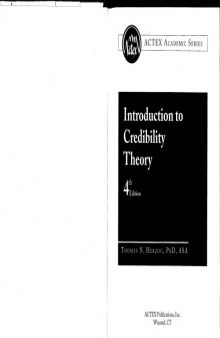 Introduction to Credibility Theory