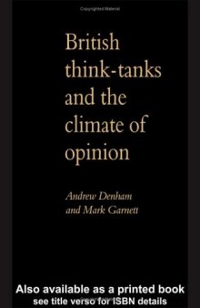 British Think-Tanks And The Climate Of Opinion