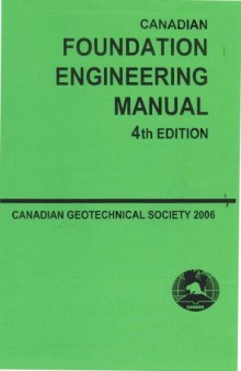 Canadian Foundation Engineering Manual