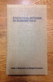 Statistical Methods of Econometrics