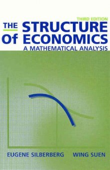 The Structure of Economics:  A Mathematical Analysis