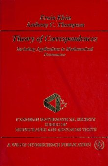 Theory of Correspondences: Including Applications to Mathematical Economics
