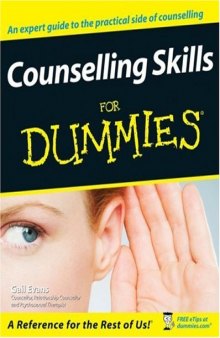 Counselling Skills For Dummies (For Dummies)