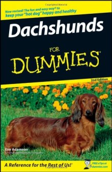 Dachshunds For Dummies, 2nd edition (For Dummies (Pets))