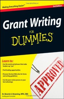 Grant Writing For Dummies, 3rd Edition