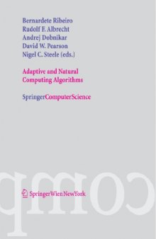 Adaptive and Natural Computing Algorithms: Proceedings of the International Conference in Coimbra, Portugal, .0002