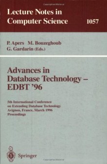 Advances in Database Technology — EDBT '96: 5th International Conference on Extending Database Technology Avignon, France, March 25–29, 1996 Proceedings