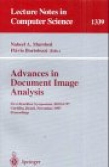 Advances in Document Image Analysis: First Brazilian Symposium, BSDIA'97 Curitiba, Brazil, November 2–5, 1997 Proceedings