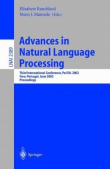 Advances in Natural Language Processing: Third International Conference, PorTAL 2002 Faro, Portugal, June 23–26, 2002 Proceedings