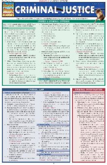 BarCharts QuickStudy Criminal Justice