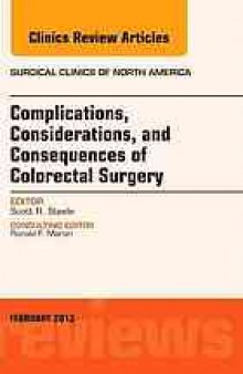 Complications, considerations, and consequences of colorectal surgery