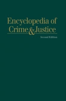 Encyclopedia of Crime and Justice