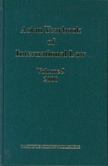 Asian Yearbook of International Law 2000 (Asian Yearbook of International Law)