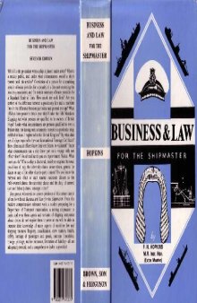 Business and Law for the Shipmaster