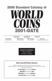 Standard Catalog of World Coins 2001 to Date