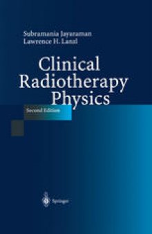 Clinical Radiotherapy Physics