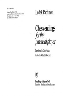 Chess Endings for the Practical Player