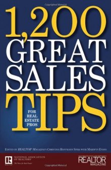 1,200 Great Sales Tips for Real Estate Professionals