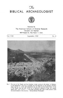 [Magazine] The Biblical Archaeologist. Vol. 8. No 3