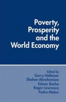 Poverty, Prosperity and the World Economy: Essays in Memory of Sidney Dell