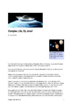 Astrobiology Magazine - Complex Life, By Jove