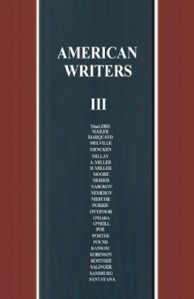 American Writers, Volume III