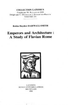 Emperors and architecture: a study on Flavian Rome