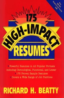 175 High impact resumes