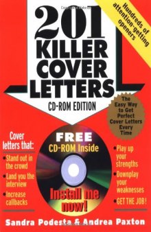 201 Killer Cover Letters (CD-ROM edition)