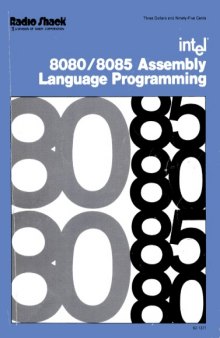 8080 8085 Assembly Language Programming