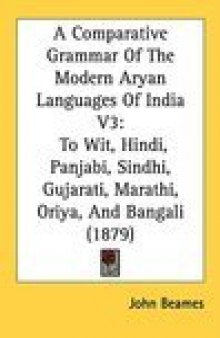 A Comparative Grammar of Modern Aryan Languages of India