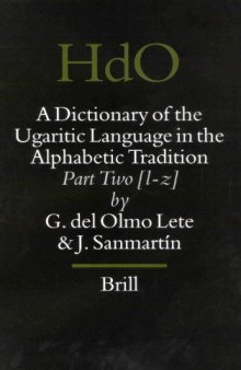 A Dictionary of the Ugaritic Language in the Alphabetic Tradition (Handbook of Oriental Studies)