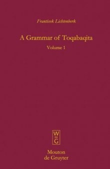 A Grammar of Toqabaqita