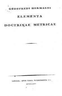 Elementa Doctrinae Metricae