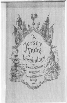 A Jersey Dutch Vocabulary