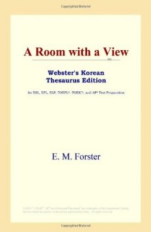A Room with a View (Webster's Korean Thesaurus Edition)