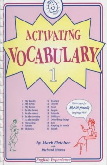Activating Vocabulary: No. 1
