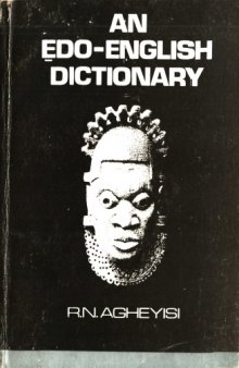 An Edo-English Dictionary