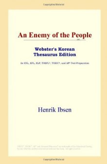 An Enemy of the People (Webster's Korean Thesaurus Edition)