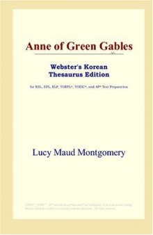Anne of Green Gables (Webster's Korean Thesaurus Edition)